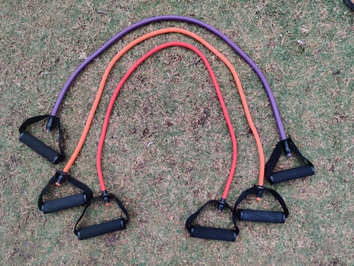 Latex Tube Exerciser with D Handle - Image 4