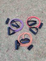Latex Tube Exerciser with D Handle - Image 2