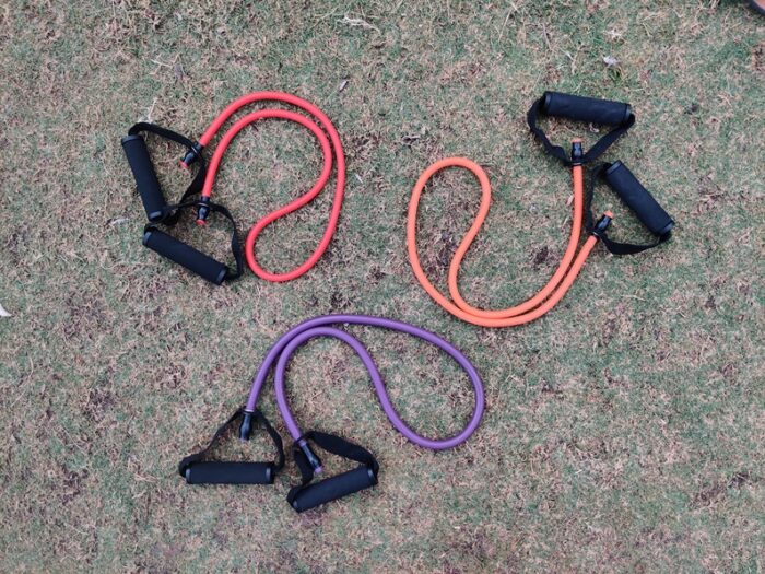Latex Tube Exerciser with D Handle - Image 3