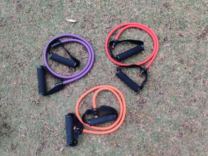 Latex Tube Exerciser with D Handle