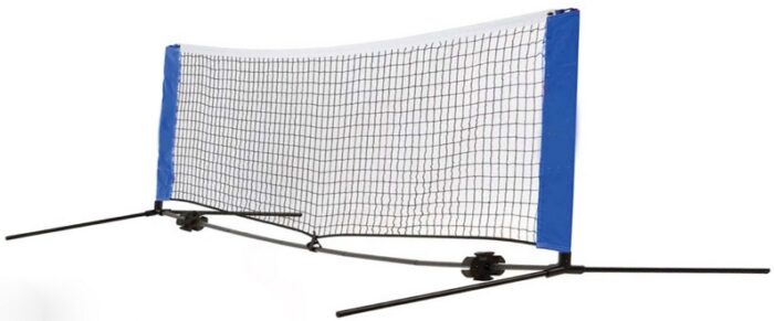 Portable Tennis Net and Post Set - Image 1